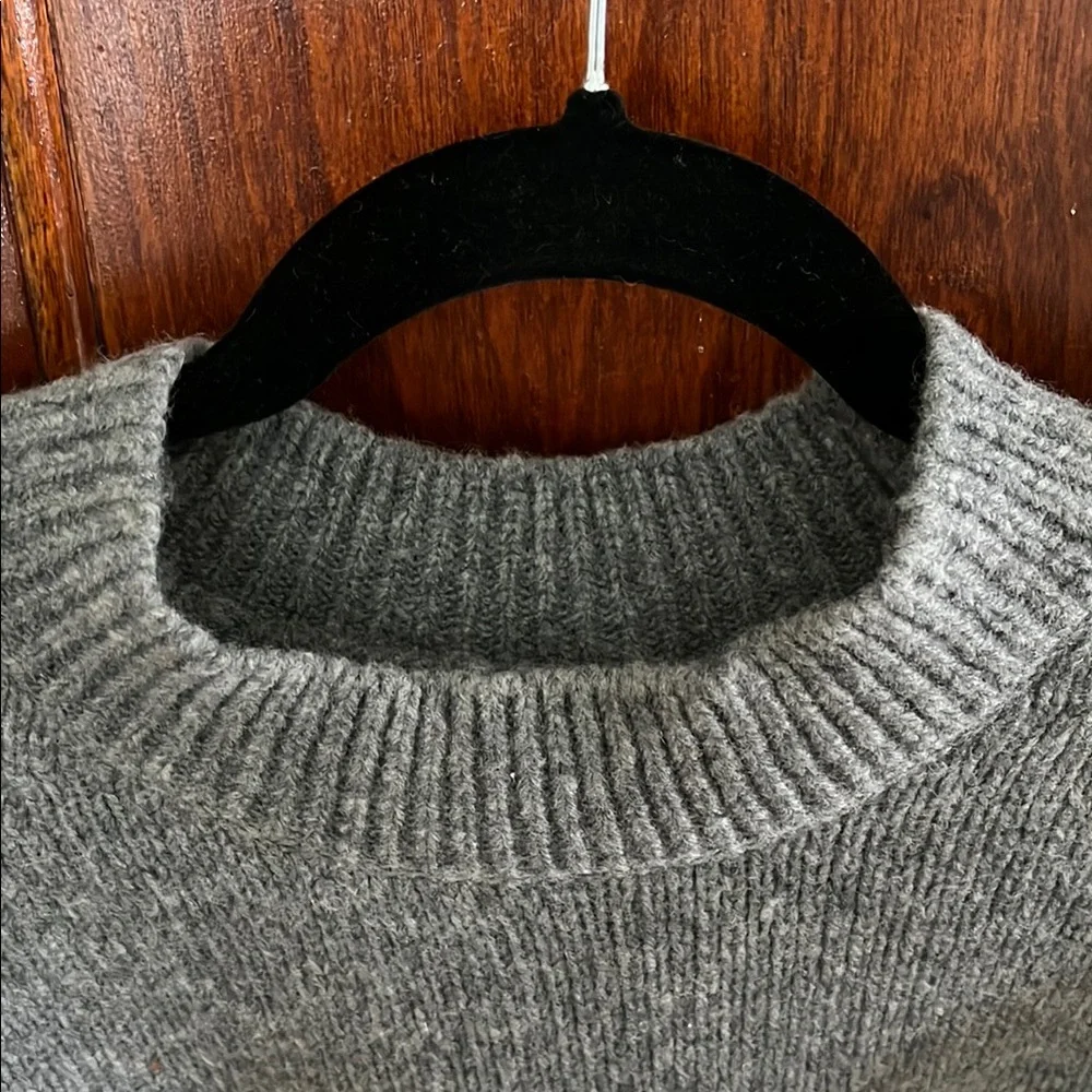 Anine Bing Kendrick Sweater University Paris In Charcoal Wool Cashmere Size M